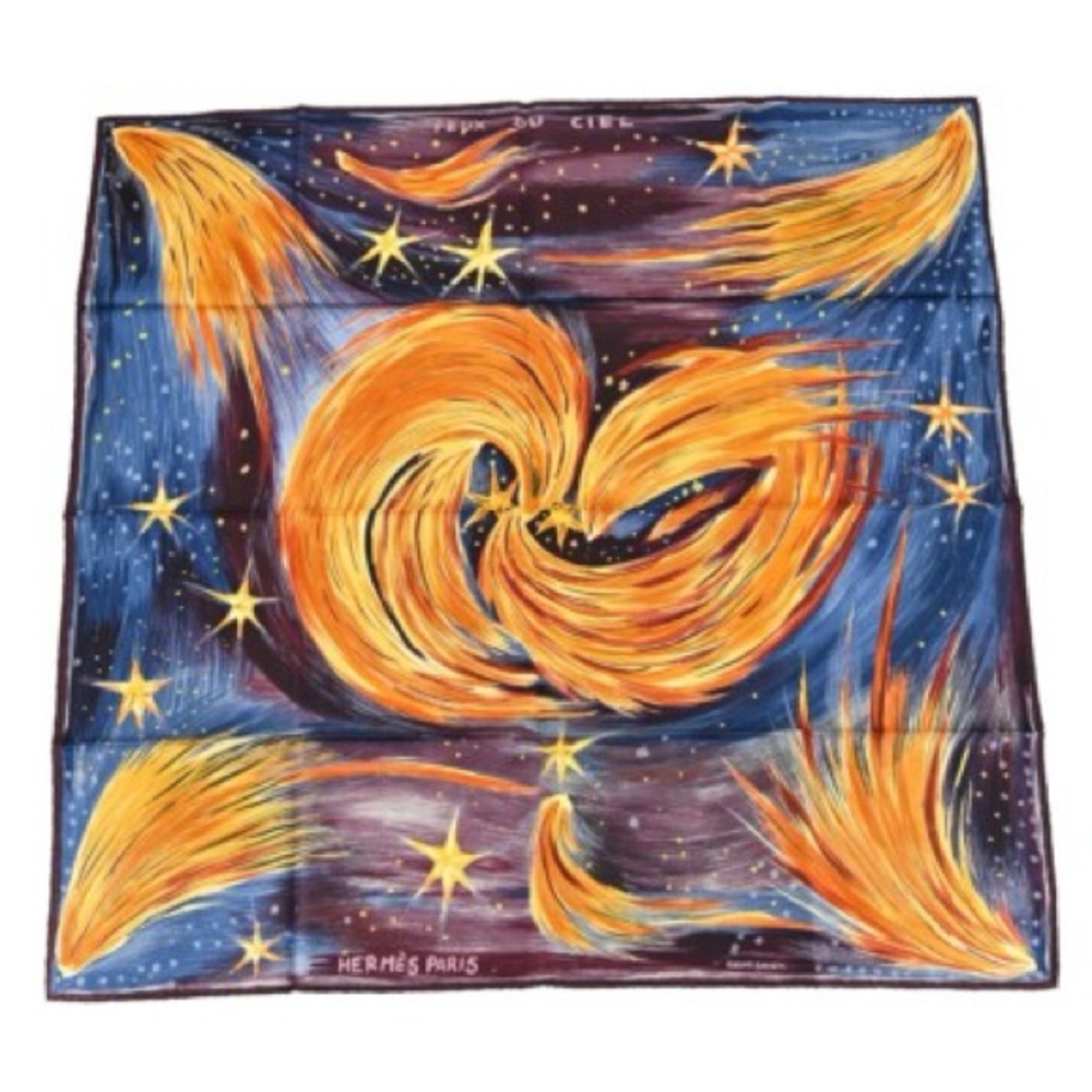 Hermès Feux Du Ciel Scarf